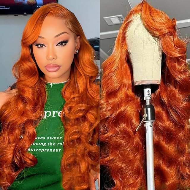 Celebrity-inspired bone straight wigs